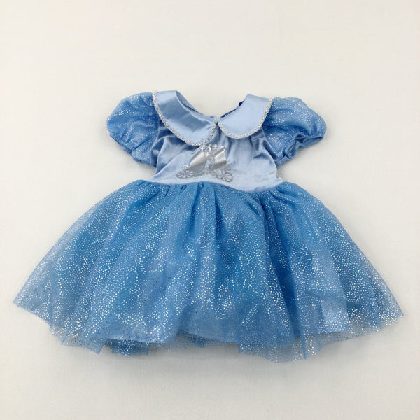 Cinderella Sparkly Blue Dress Costume - Girls 12-18 Months