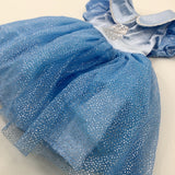 Cinderella Sparkly Blue Dress Costume - Girls 12-18 Months