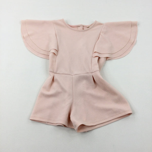 Pale Pink Playsuit - Girls 3-4 Years