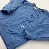 'Totally Awesome' Blue Sweatshirt - Boys 4-5 Years