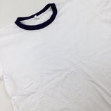 **NEW** White Cotton T-Shirt - Boys 10-11 Years