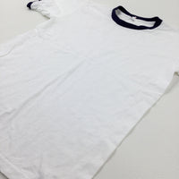 **NEW** White Cotton T-Shirt - Boys 10-11 Years