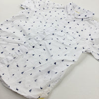 Boats White Shirt - Boys 4-5 Years