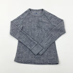 Patterned Grey Sports Top - Boys 5-6 Years