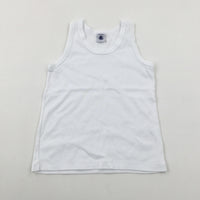 White Cotton Vest - Boys 2-3 Years