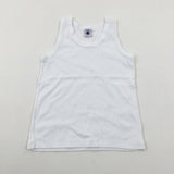 White Cotton Vest - Boys 2-3 Years