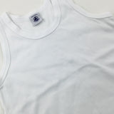 White Cotton Vest - Boys 2-3 Years