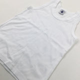 White Cotton Vest - Boys 2-3 Years