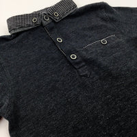 Charcoal Grey Polo Shirt - Boys 5-6 Years