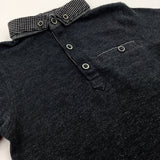 Charcoal Grey Polo Shirt - Boys 5-6 Years