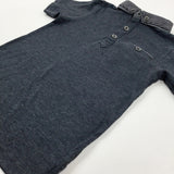 Charcoal Grey Polo Shirt - Boys 5-6 Years