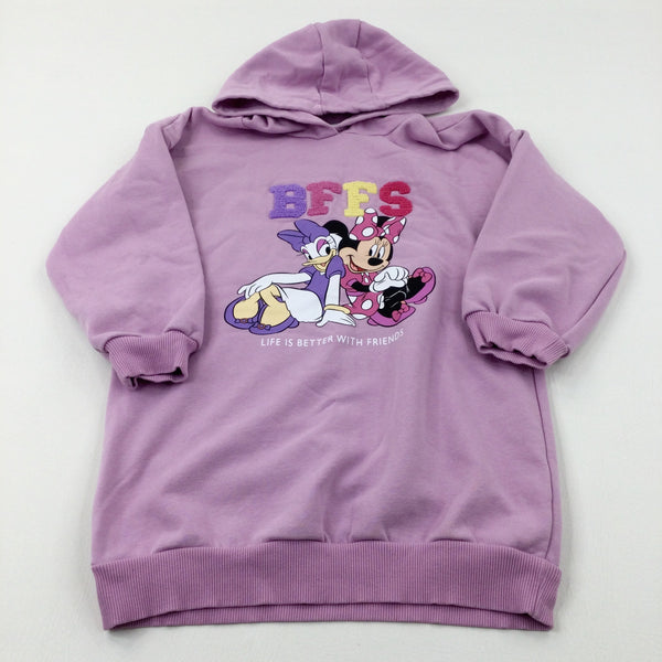 'BFFS' Minnie Mouse & Daisy Duck Pink Hoodie - Girls 14-15 Years