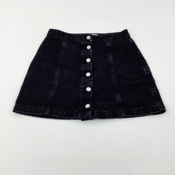 Black Denim Skirt - Girls 14-15 Years