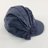 Bow Blue Hat - Girls 5-6 Years