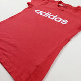 'Adidas' Coral Pink T-Shirt - Girls 14-15 Years