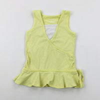 Spotty Yellow Vest Top - Girls 5-6 Years