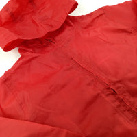 Red Lightweight Jacket - Girls 5-6 Years