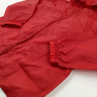 Red Lightweight Jacket - Girls 5-6 Years