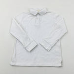 White Polo Shirt - Boys 6-7 Years