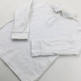 White Polo Shirt - Boys 6-7 Years