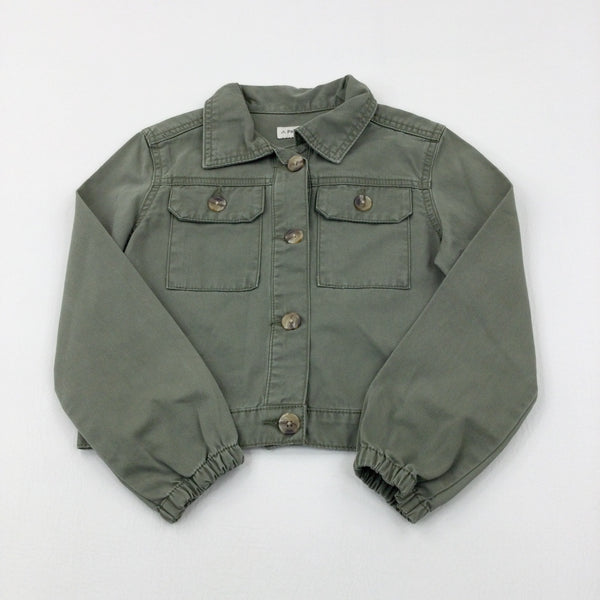 Khaki Lightweight Jacket - Girls 6-7 Years