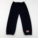 'Minnie Mouse' Black Velour Joggers - Girls 7-8 Years