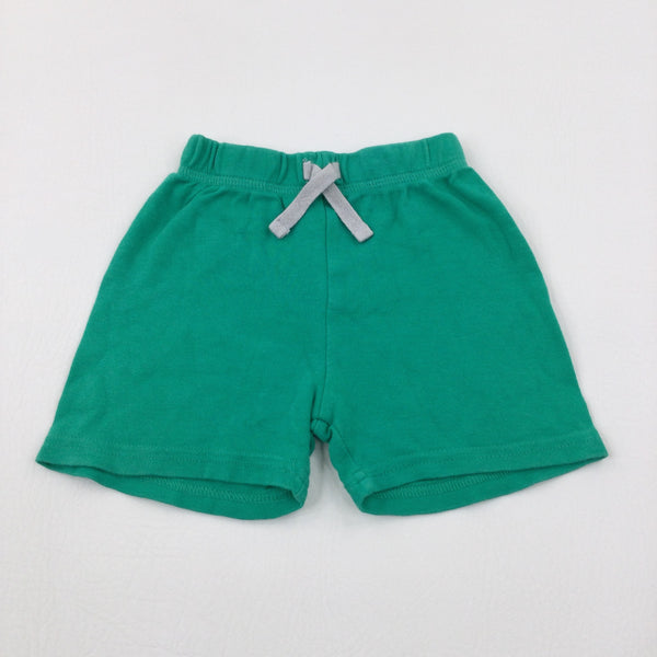 Green Jersey Shorts - Boys 6-9 Months