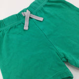 Green Jersey Shorts - Boys 6-9 Months