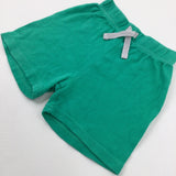 Green Jersey Shorts - Boys 6-9 Months