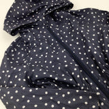 Spotty Navy Lightweight Jacket - Girls 7-8 Years