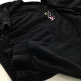 'Be Your Own Icon' Black Cropped Hoodie - Girls 9-10 Years