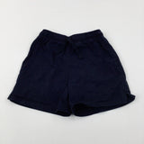 Navy School Sports Shorts - Boys 8-9 Years