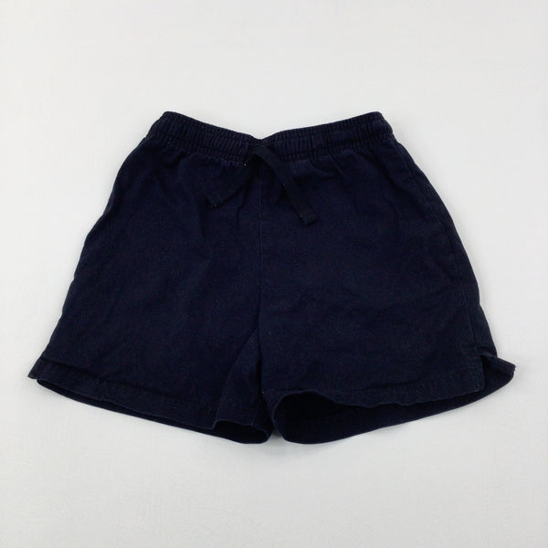 Navy School Sports Shorts - Boys 8-9 Years