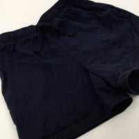 Navy School Sports Shorts - Boys 8-9 Years