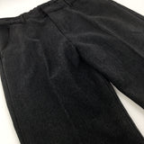 Charcoal Grey School Trousers With Adjustable Waist - Boys 12-13 Years