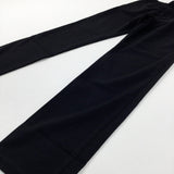 Black School Trousers With Adjustable Waist - Boys 12-13 Years