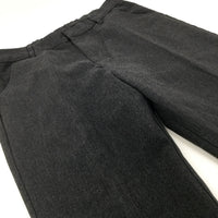 Charcoal Grey School Trousers With Adjustable Waist - Girls 12-13 Years