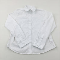 White Long Sleeve School Shirt - Boys 15-16 Years