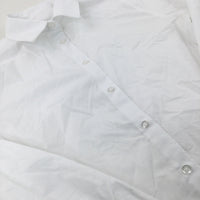 White Long Sleeve School Shirt - Boys 15-16 Years