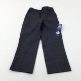 **NEW** Charcoal Grey School Trousers - Boys 3-4 Years