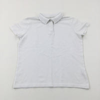 White School Polo Shirt - Girls 11-12 Years