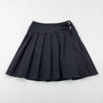 Charcoal Grey Pleated School Skirt - Girls 12-13 Years