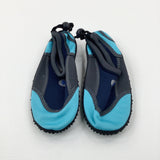 'Surf State' Navy & Light Blue Beach Shoes - Size 12