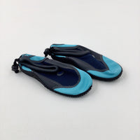 'Surf State' Navy & Light Blue Beach Shoes - Size 12