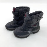 Charcoal Grey Winter Walking Boots - Size 8