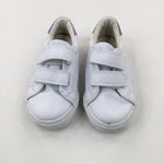 Glittery White Trainers - Size 8