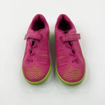 Pink & Lime Green Trainers - Size 2F