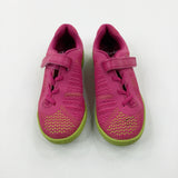 Pink & Lime Green Trainers - Size 2F