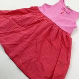 Pink & Red Dress - Girls 12-18 Months