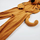 Scooby-Doo! Brown Fleece Onesie Costume With Hat & Tail - Girls/Boys 6-8 Years